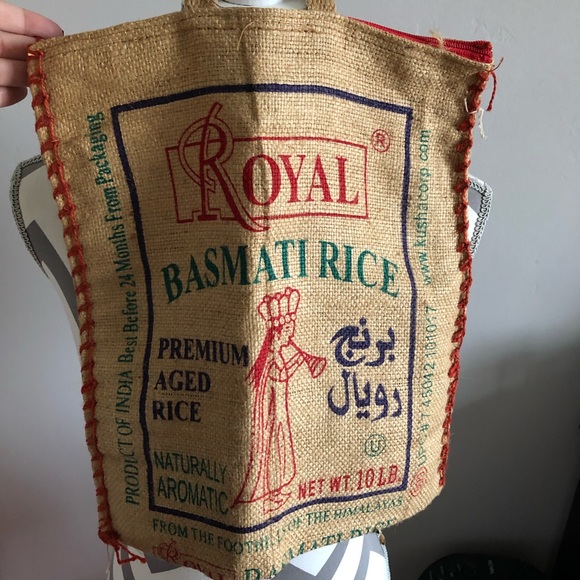 Bags Royal Basmati Rice Handmade Rice Tote Sack Bag Poshmark